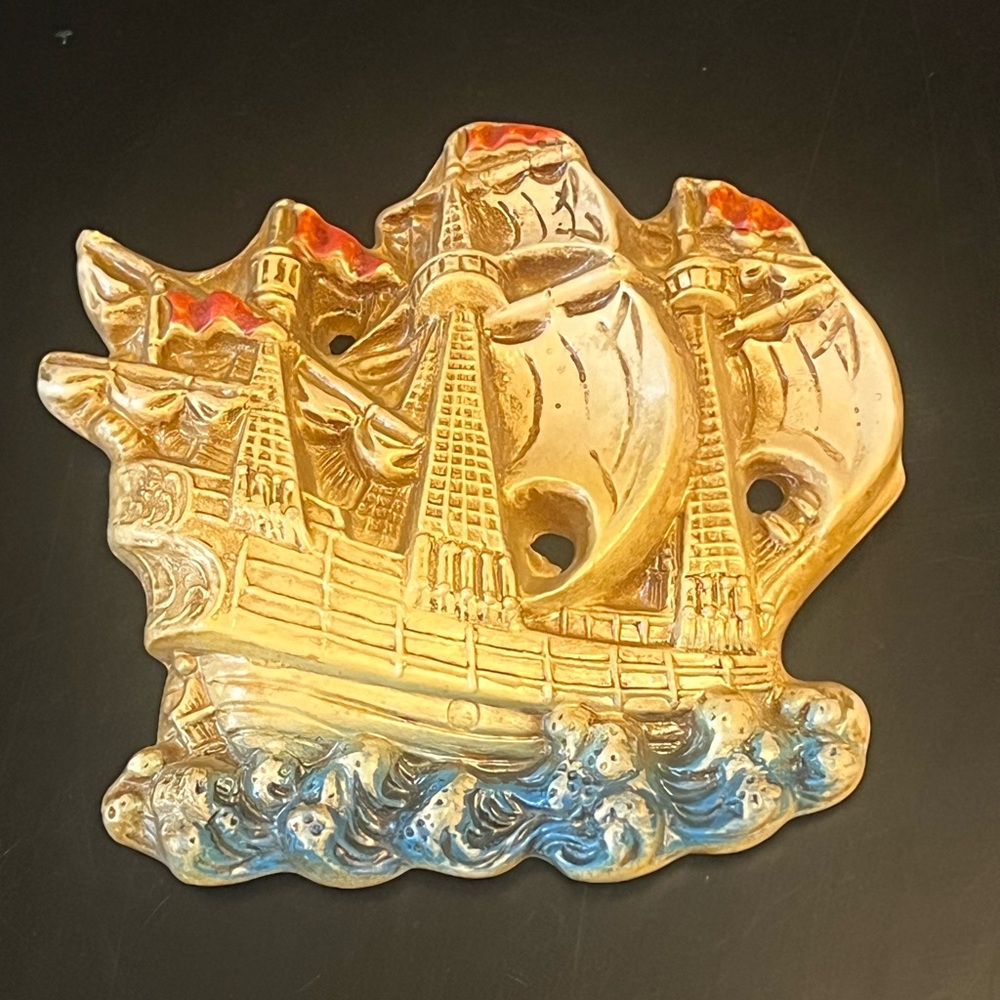 Vintage plaster wall hanging